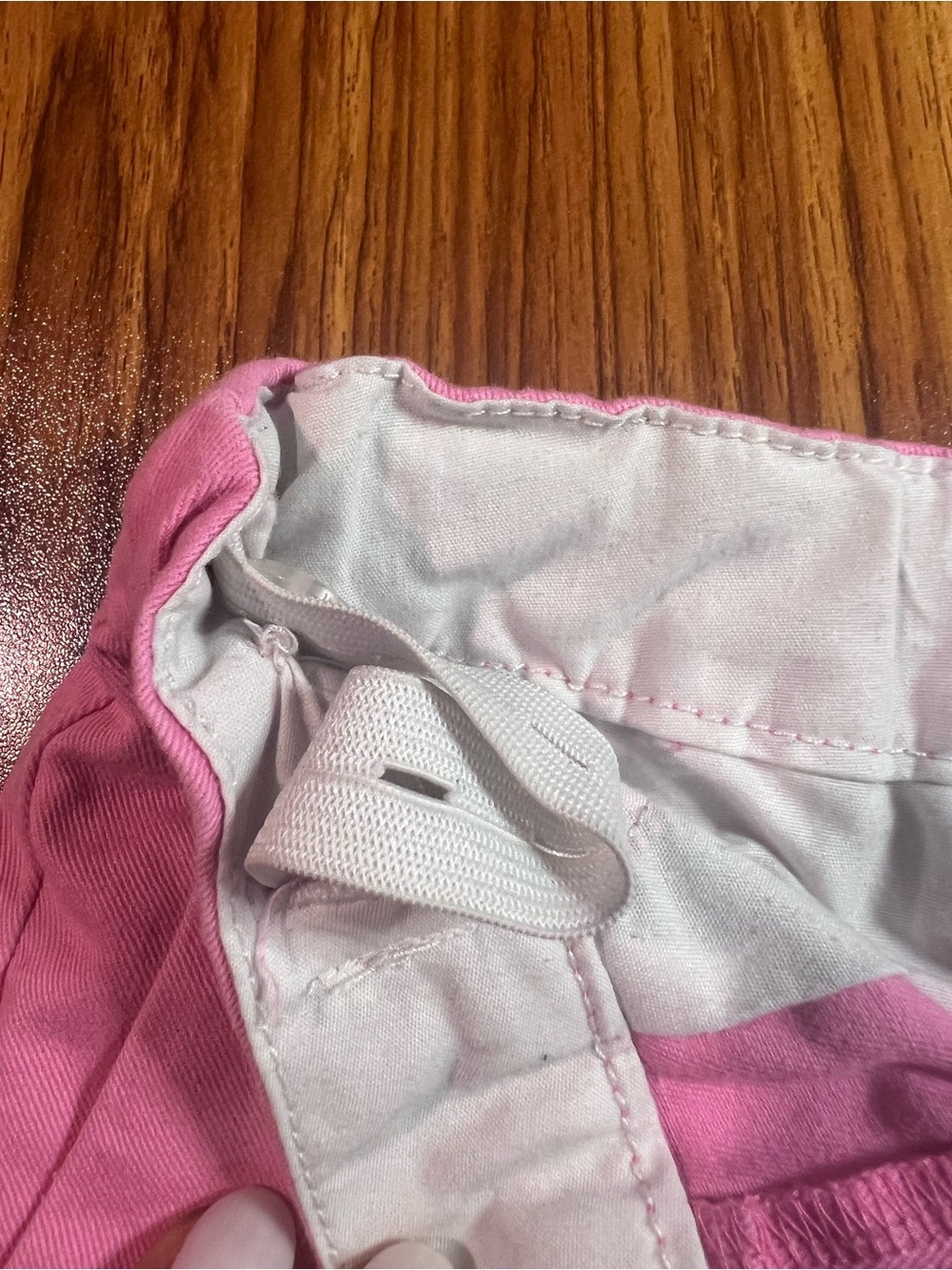 Crewcuts Pink Scallop-Hem Kids Shorts - Picture 6 of 6